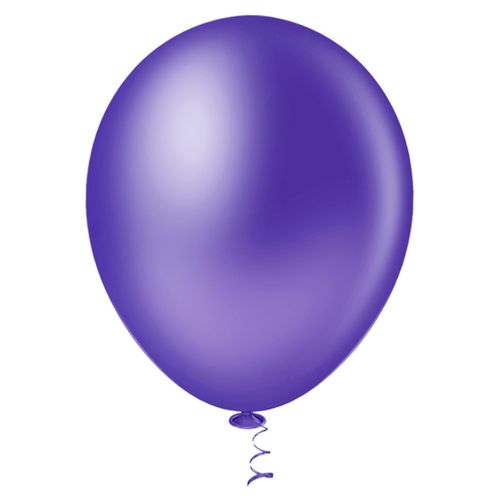 Balão 9 Liso Violeta - 50 unidades