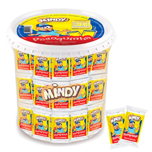 Paçoca Rolha Embrulhada 750g - Mindy