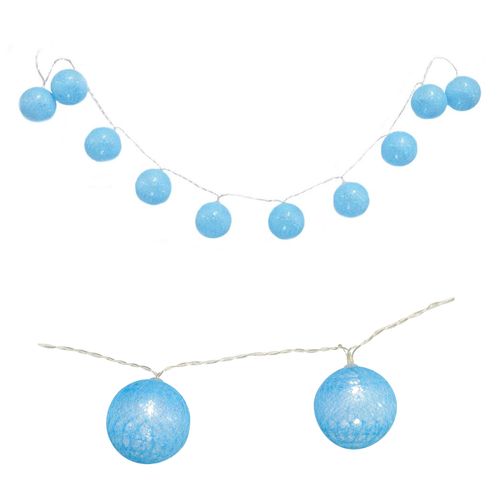 Varal Bolinha LED Azul - 6cm