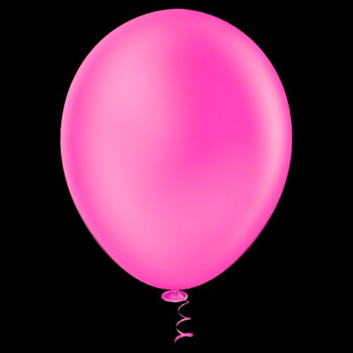 Balão 9 Neon Rosa - 25 unidades