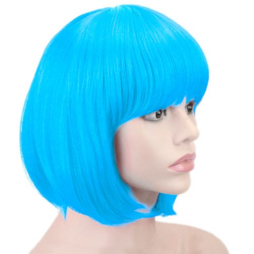 Peruca Chanel Azul Claro