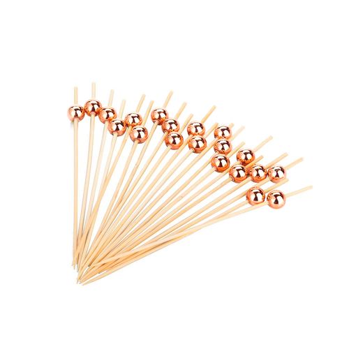 Palito para Petisco Rosé Gold - 20 unidades