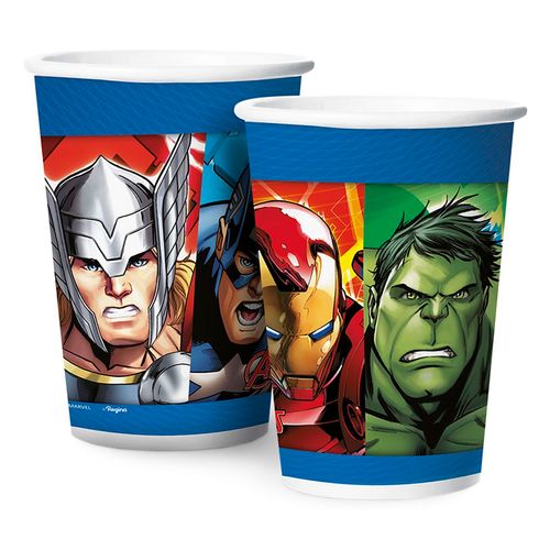 *Copo Papel Avengers Animated - 12 unidades