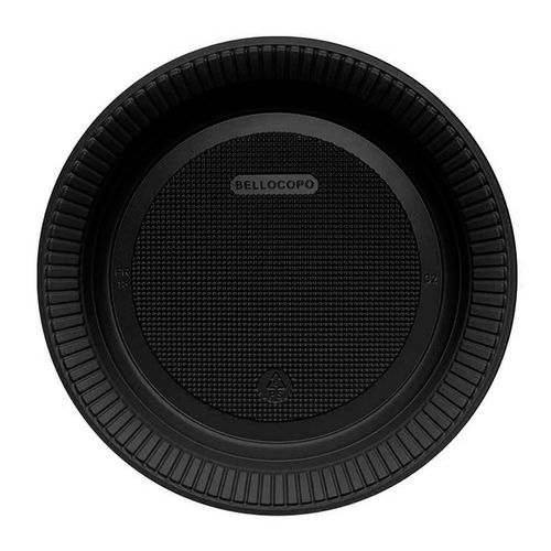 Prato 15cm Preto - 10 unidades