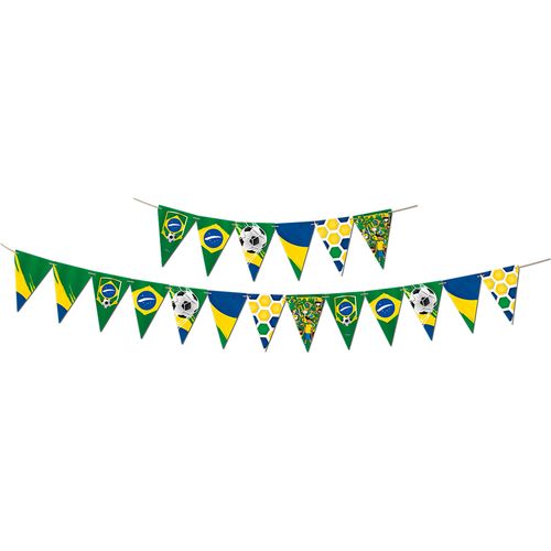 Faixa Decorativa Verde e Amarela Brasil 2022