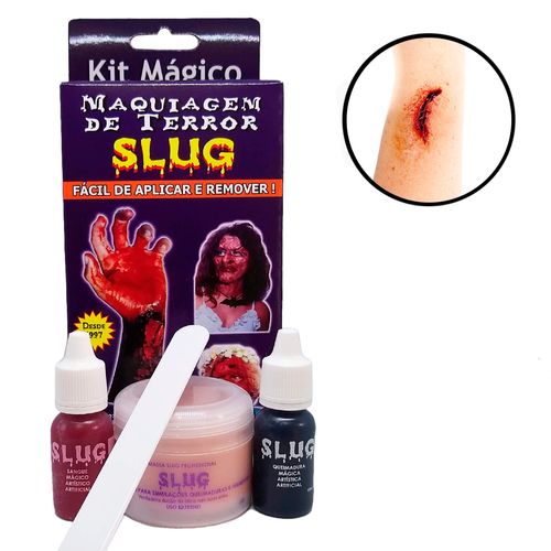 Kit Maquiagem de Terror Slug