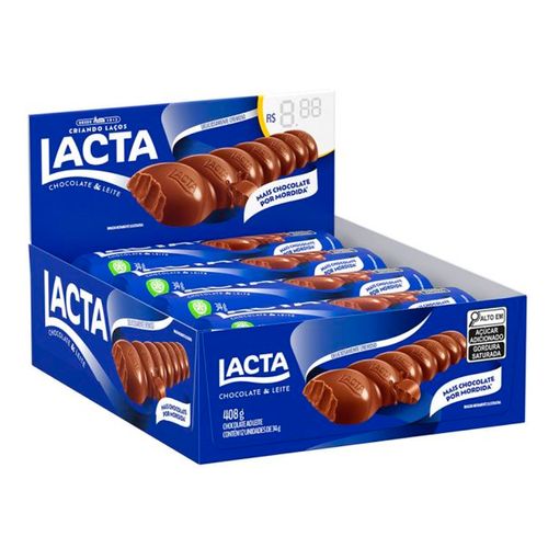 Chocolate Lacta ao Leite 408g