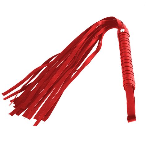 Chicote de Couro Vermelho