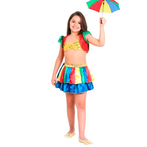 Fantasia Frevo Feminina Infantil