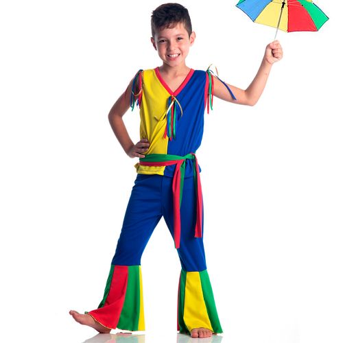 Fantasia Frevo Masculina Infantil