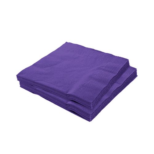 Guardanapo Roxo 24x24cm - 20 unidades