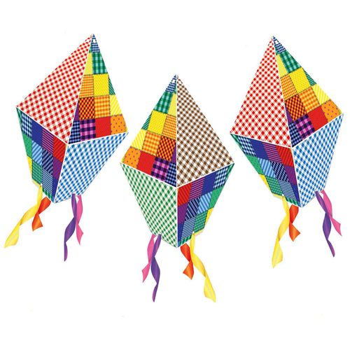 Balão Decorado com Fitas Xadrez - 03 unidades