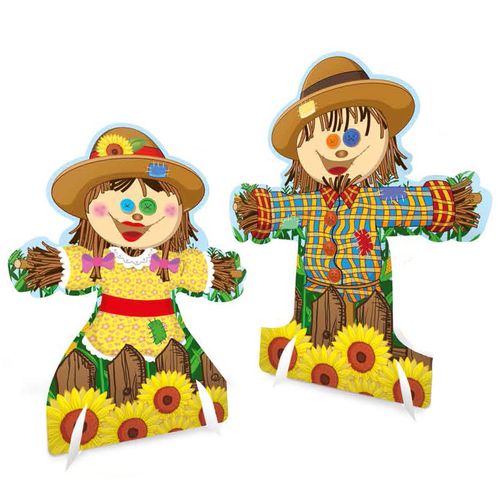 Totem de Mesa Casal Espantalho - 06 unidades