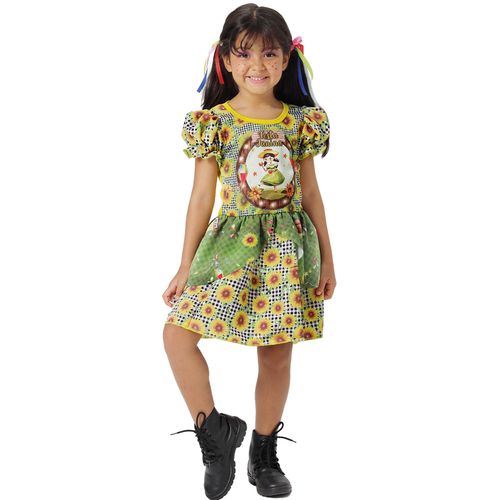 Vestido Junino Girassol Infantil