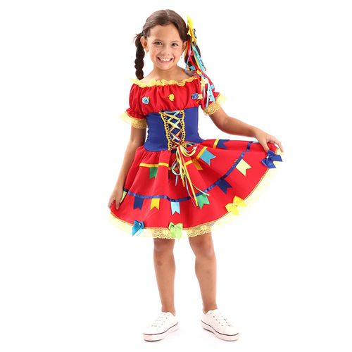 Vestido Junino Raika Luxo