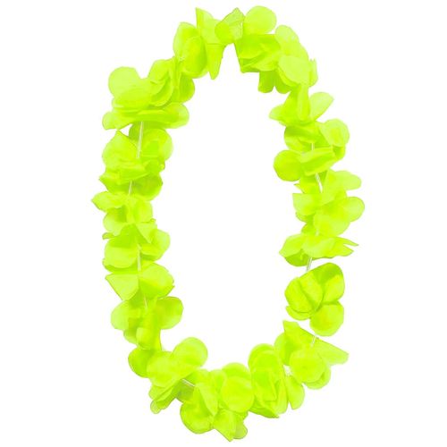 Colar Havaiano Luxo Verde Limão