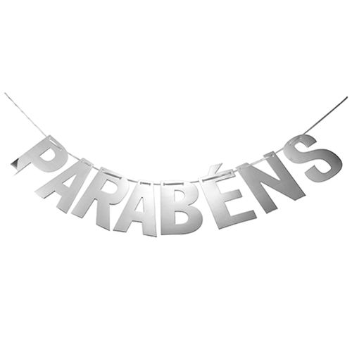 Faixa Parabéns Prata