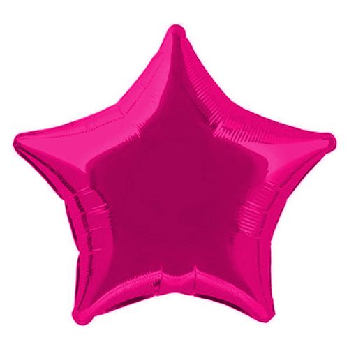Balão Metalizado Estrela Pink 18"