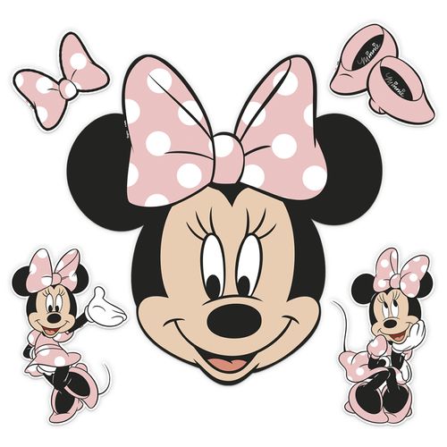*Kit Decorativo Minnie Mousa Rosa