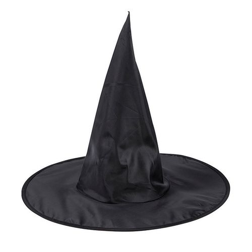 Chapéu de Bruxa Preto Adulto