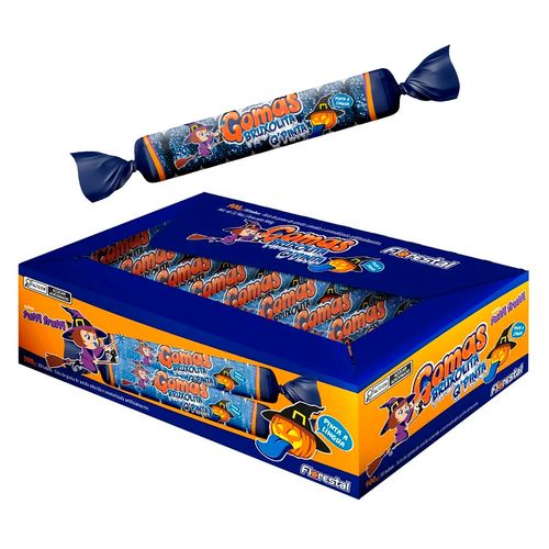 Bala de Goma Tubo Bruxolita Pinta Língua 900g