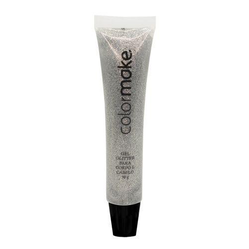 Gel Gliter Cabelo e Corpo Prata 30g - ColorMake