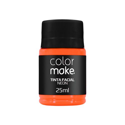 Tinta Líquida Neon Laranja 25ml - ColorMake