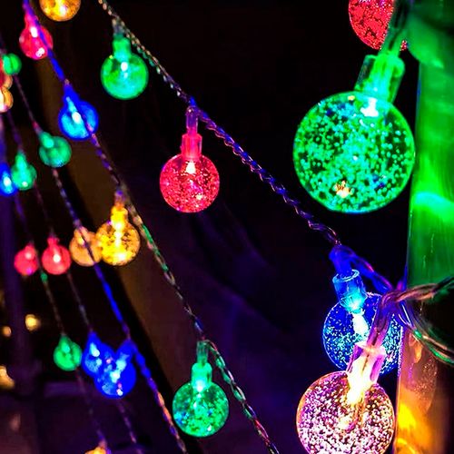 Cordão LED Bolinha Colorida - 3 metros