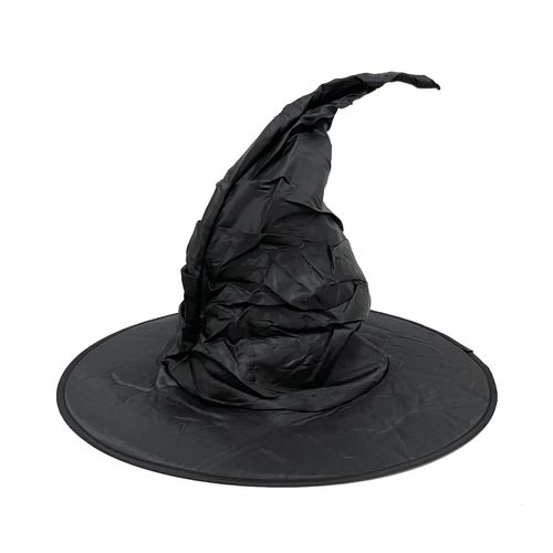 Chapéu de Bruxa Preto Curvado