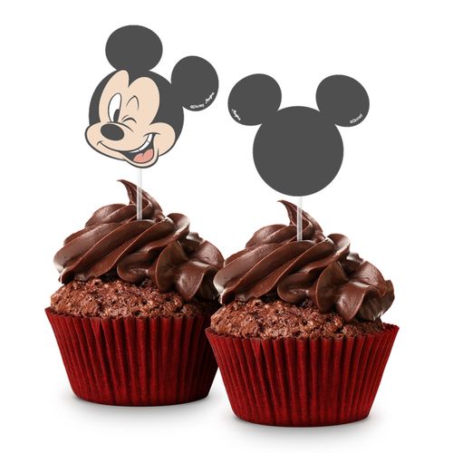*Picks Decorativos Mickey Mouse - 08 unidades