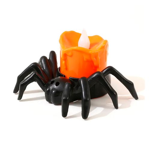 Vela Halloween Aranha LED