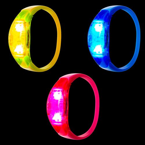 Pulseira LED com Sensor de Música