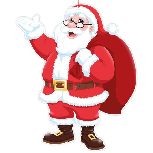 Painel Papai Noel Articulado Natal Mágico
