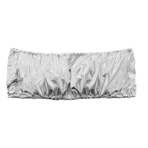 Top Cropped Metalizado Prata