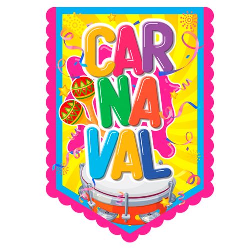Painel Bandeirão Estandarte Carnaval