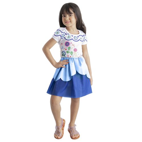 Fantasia Princesa Flores Infantil