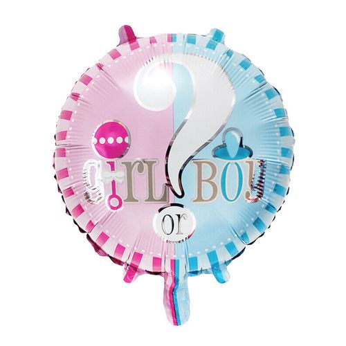 Balão Metalizado Revelação Girl or Boy 18"