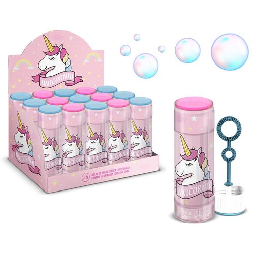 *Bolha de Sabão Unicórnio Rosa