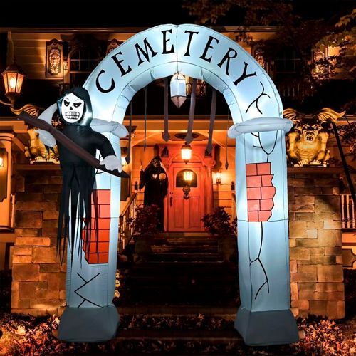 Inflável Halloween Cemitério com Luz