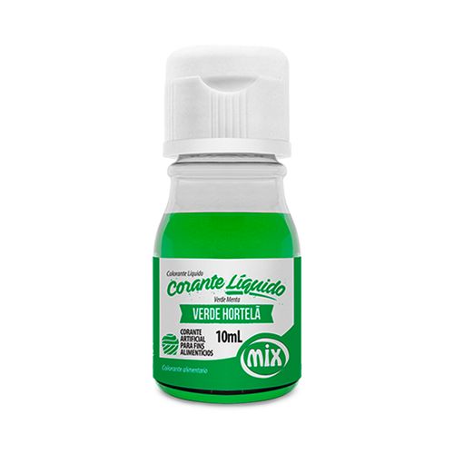 Corante Alimentício Líquido Verde Hortelã 10ml