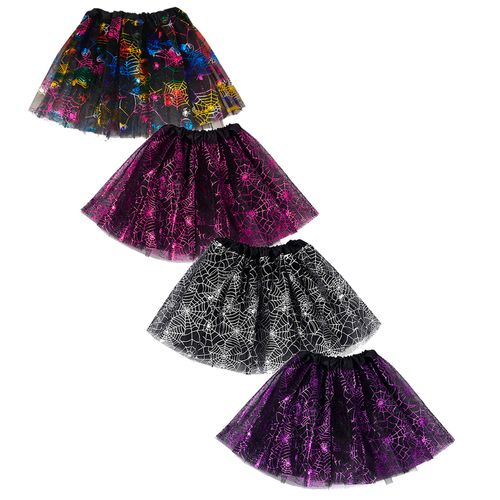 Saia Tutu Halloween Teia Infantil