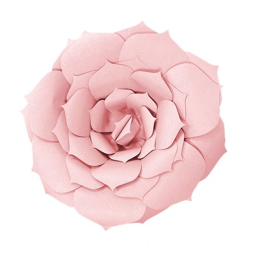 Flor de Papel 25cm - Rosé