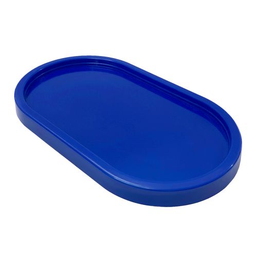 Bandeja Decorativa Oval Azul Royal