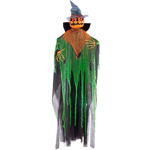 Boneco Abóbora de Pendurar com Luz - 200cm