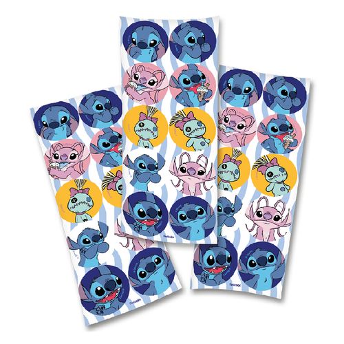*Adesivo Redondo Stitch New - 30 unidades