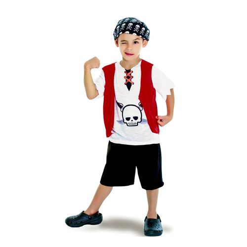 Fantasia Pirata Skull Infantil