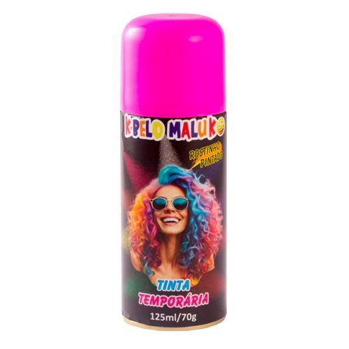 Tinta Cabelo Maluco Pink Fluor - Rostinho Pintado