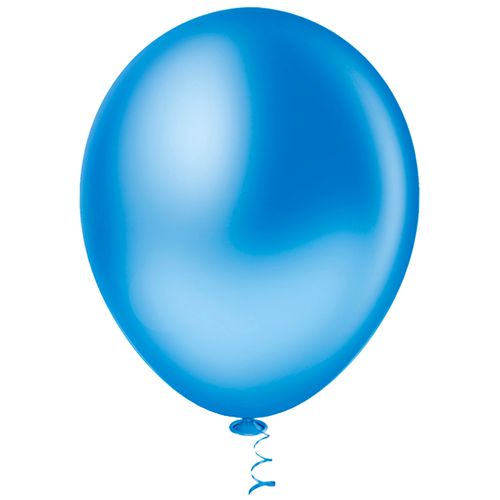 Balão 16 Liso Azul - 12 unidades