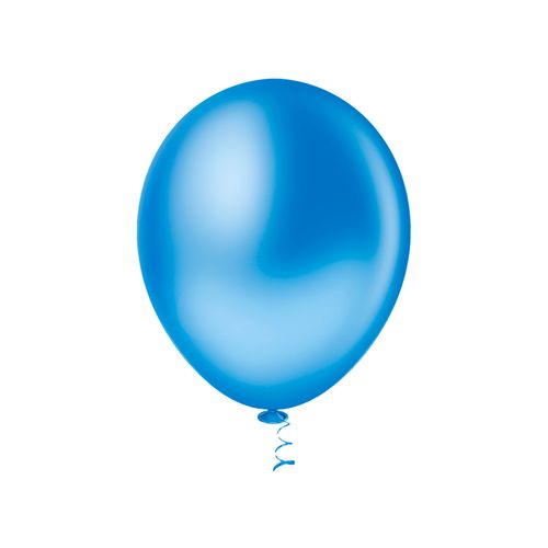 Balão 5 Liso Azul - 50 unidades