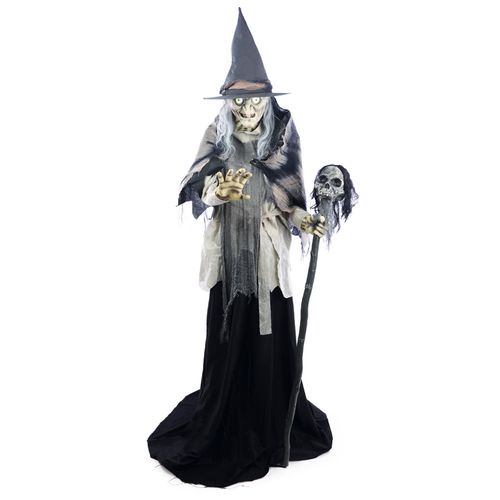 Boneco Bruxa Gertrudes Som Luz e Movimento - 190cm
